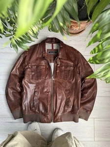 Vintage braune Lederjacke Marc O’polo Large - Bild 1 von 6