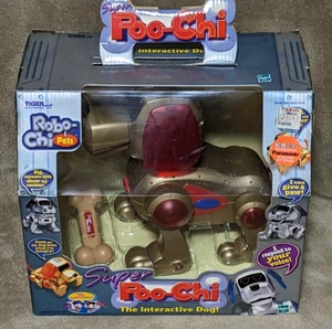 Vtg Super Poo-Chi Interactive Puppy 2000 Tiger Electronics Robot Dog New Furby - Picture 1 of 4