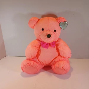 Summit Collection Bear Pink Nylon Parachute 10" Stuffed Animal Heartwarmers - Picture 1 of 9