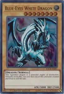 Drago Bianco Occhi Blu [LOB Art] *Ultra Rara* KACB-EN001 Edizione Limitata YuGiOh - Foto 1 di 1