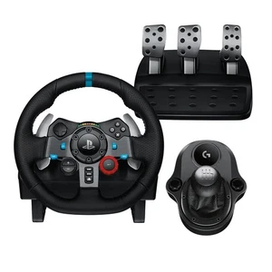 Logitech G29 SE Driving Force Racing Wheel Floor Pedals Shifter PS5, PS4, PC Mac - Picture 1 of 10