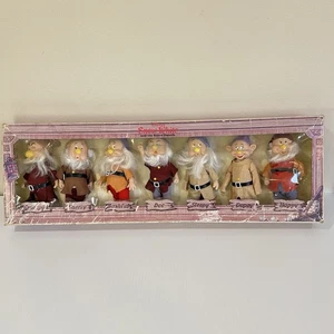 Bikin Walt Disney Snow White and the Seven Dwarfs Boxed Doll Set 6.5" Jointed - Picture 1 of 11