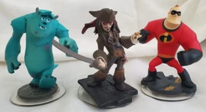 3 DISNEY INFINITY Jack Sparrow Mr Incredible Sulley Personaje Figura Decoración de Pasteles - Imagen 1 de 13