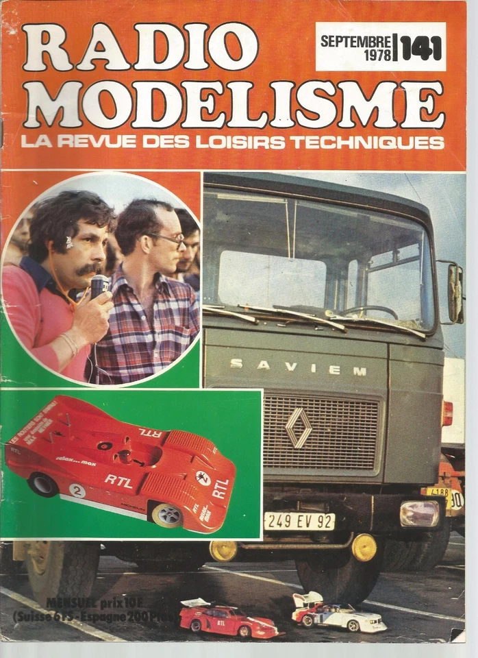 RADIO MODELISME N°141 PB-4 / F3B / TECHNIQUE ET PRATIQUE DE LA VOITURE R/C - Image 1 of 1