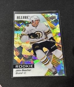2023-24 Upper Deck Allure John Beecher Rookie Yellow Taxi SP #135 Boston Bruins - Picture 1 of 2