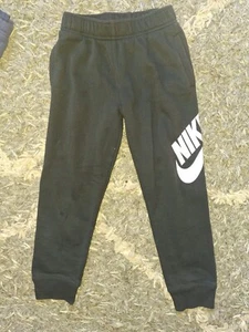 Boys Nike Sweatpant/Jogger Size 7 Grey Black Plz Read  - Picture 1 of 2