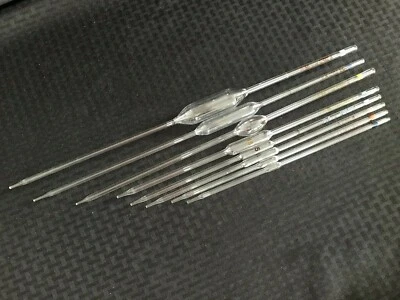 CORNING PYREX Vidrio Clase A 1.0-100mL Bombilla Volumétrica Reutilizable Pipeta 7100 Foto 1 de 4