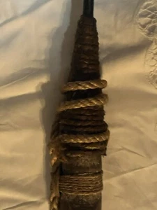 Fine Antique  89”Toggle Head  Harpoon With Original Rope & Wood Boston Estate - Picture 1 of 10