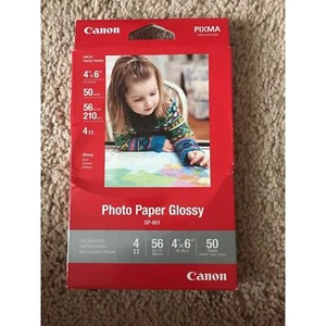 Canon PIXMA Inkjet Glossy Photo Paper 4 x 6 inches, 50 Sheets - GP-601 - Picture 1 of 4