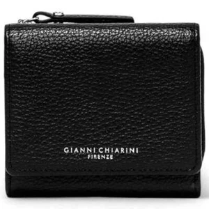GIANNI CHIARINI Wallet WALLETS GRAIN Female Leather Black - 5080GRN001 - Imagen 1 de 5