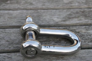 Schwerer Schäkel Edelstahl ca. 934 g - Bild 1 von 5