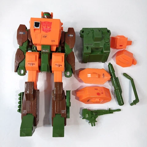 1986 Transformers G1 Roadbuster Deluxe Vehicle Action Figure Incomplete Hasbro Cover