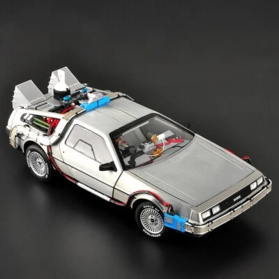 Back to the Future DeLorean Time Machine Elite Diecast car 1/18 Scale Model - Image 1 of 4