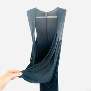 Alistair Trung Size 2 10 Black Jersey Sleeveless Tunic Top Australian Designer - Picture 1 of 13
