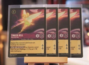 Disney Lorcana Play Set - Tinker Bell Peter Pan's Ally - 58/204 NM+ NON-Foil x4 - Picture 1 of 1