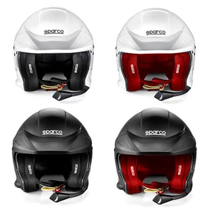 Casco de carrera Sparco FLUX RJ-I 2025 cara abierta intercomunicador carrera rally FIA SNELL SPEC - Imagen 1 de 72