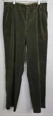 Vintage Eddie Bauer Mens Green Corduroy Pants 33 L - Image 1 of 4