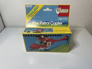 VERSIEGELT IN OVP NIE GEÖFFNET VINTAGE LEGO TOWN 6657 FIRE PATROL COPTER - Bild 1 von 5