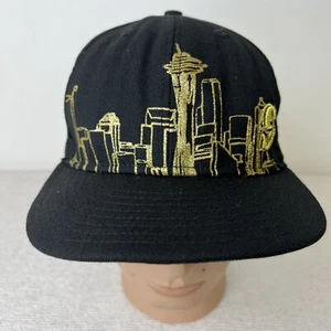 New Era MBL Baseballkappe 7 1/2 goldbestickt Seattle Skyline Mariners - Bild 1 von 8