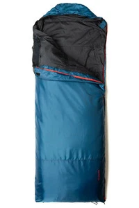 Snugpak Travelpak Traveller Lightweight Summer Sleeping Bag TVPT1 Blue NEW - Picture 1 of 6