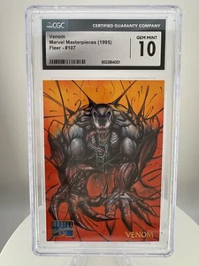 1995 Fleer Marvel Masterpieces VENOM #107 Venom CGC 10 GEM MINT RARE - Bild 1 von 5