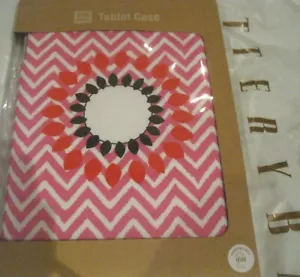 Pottery Barn PB Teen Tablet-Hülle für iPad 2 kompatibel rosa Zick-Zack Neu im Karton Chevron - Bild 1 von 1