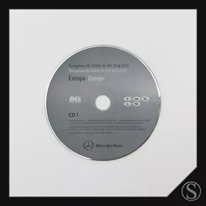 Mercedes-Benz Europe Navigation CD Audio 50 Aps 2014/2015 W169 W203 W164 Smart - Picture 1 of 1