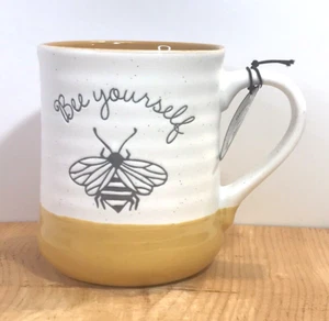 Heartland Hive Bee Yourself Inspirational Ceramic Coffee Tea Mug Cup Gift - Picture 1 of 7