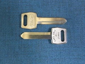 2 FORD LOGO F100 F150 F250 E100 E200 TRUCK VAN IGNITION KEY BLANKS 1967 - 1974 - Foto 1 di 2