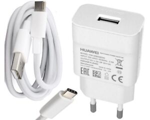Original Huawei HW-059200EHQ 2A QC Fast Charger + Type C USB Cable White
