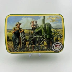 Vintage John Deere Collection Metal Tin Box Father & Son 6.25" x 4.25" x 2.75" - Picture 1 of 6