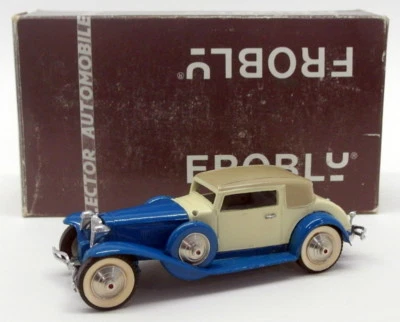 Frobly Models 1/43 Scale Model Car 1001 Cord L 29 Carrosserie Weymann Cream Blue - Bild 1 von 4