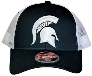 Michigan State Spartans Snapback Hat Cap by Zephyr NCAA Structured Mesh Trucker - Picture 1 of 5
