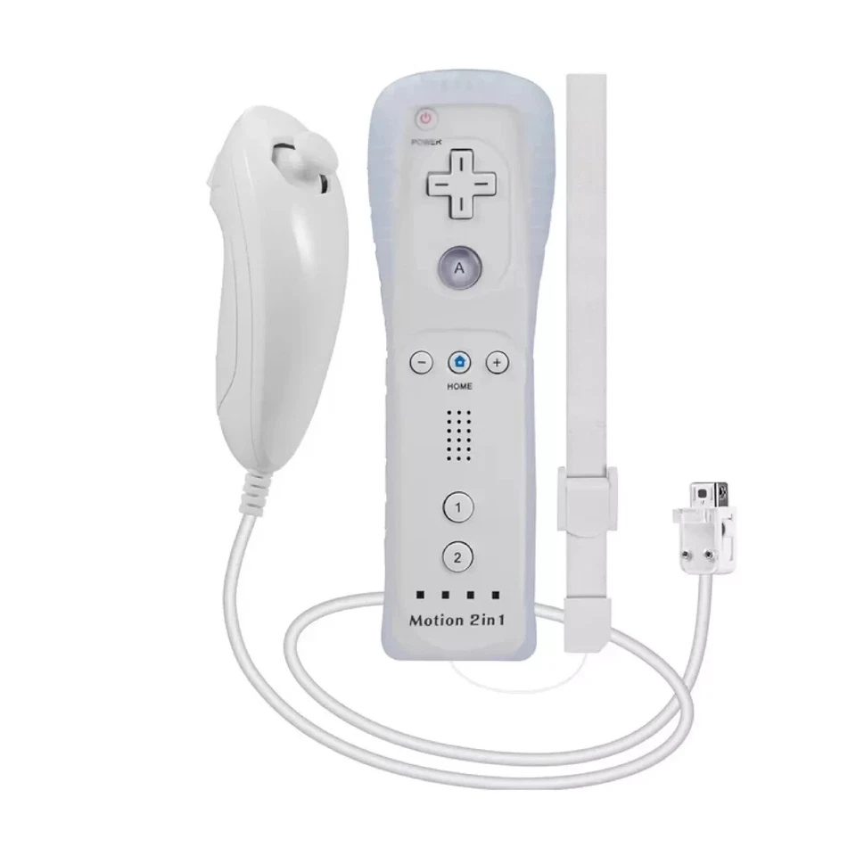 Wii Remote Controller Motion Plus Nunchuck Compatible with Nintendo Wii/Wii U - Image 1 of 4