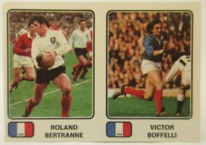 Vignette Sticker Panini Rugby 76 France N°15 Roland Bertranne Victor Boffelli - Imagen 1 de 2