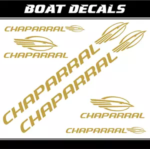 Kit de pegatinas Chaparral barco 40" juego de repuesto calcomanías de yate marino vinilo ORACAL - Imagen 1 de 11