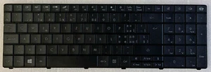 Keyboard Qwertz Swiss-German Pb Easynote LE69KB TE11HC TE69B NK.I1717.058 Black - Picture 1 of 3