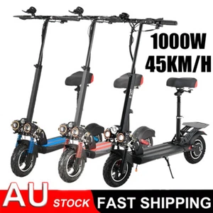 Portable Electric Scooter Adult Off Road With Seat 2000W Escooter 10" Big Wheels - Picture 1 of 17