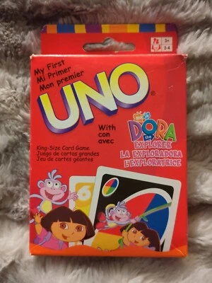 My First UNO Dora The Explorer 2002 Card Game - no instructions, 2 card sets - Image 1 of 2