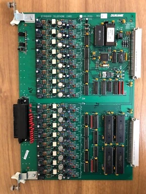 DUKANE 110-3531 STANDARD TELEPHONE CARD 110-3531 REVB - Image 1 of 3