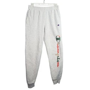 Champion Jungen/Mädchen Jogginghose Größe L grau Jogger Logo am Bein gebraucht - Bild 1 von 4