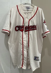Vintage CLEVELAND INDIANS STARTER MLB bestickt Button Down Trikot Herren XL - Bild 1 von 8