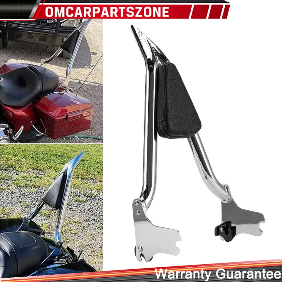 22'' Backrest Sissybar For Harley Road King Street Glide Electra Glide 1997-2008 - Image 1 of 4