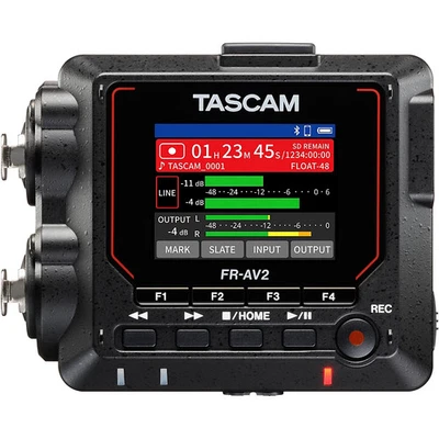 Grabadora de campo compacta de 32 bits y generador de código de tiempo TASCAM FR-AV2 Foto 1 de 4