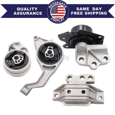 Fits For 2005-2010 Chevrolet Cobalt 2.2L 2.4L 4PCS Motor Mount & Trans Mount Set - Image 1 of 4