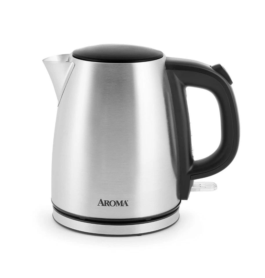Hervidor eléctrico de acero inoxidable Aroma Housewares 1,0 L/4 tazas (AWK-266SB) Foto 1 de 2