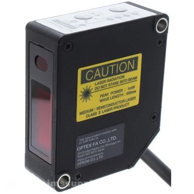 Optex CD33-30NV Diffuse 30mm ÃÂ±4mm, 2ch NPN / 0-10VDC, Cable MFGD - Image 1 of 4