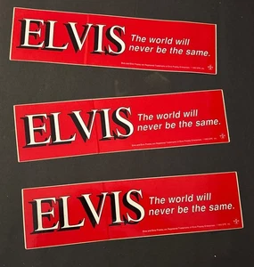 3 pegatinas de parachoques de Elvis El mundo nunca será el mismo Presley - Imagen 1 de 3