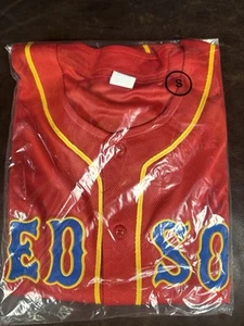 Small, Red Sox One Piece Celebration With A Unique Jersey. - Picture 1 of 3