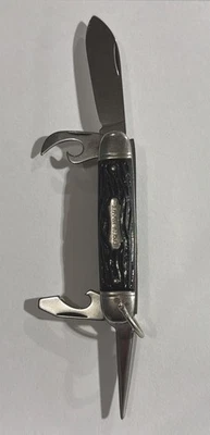 VINTAGE COLONIAL PROV. USA FOREST-MASTER CAMPING, HUNTING POCKET KNIFE - Image 1 of 4